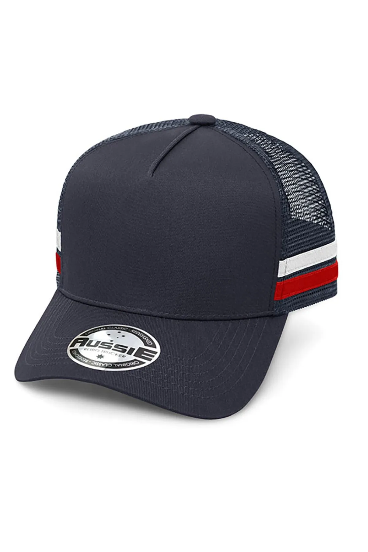 Aussie A Frame Striped Trucker Cap