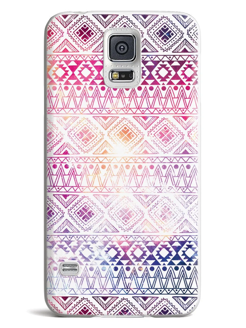 Aztec Pattern - White Case