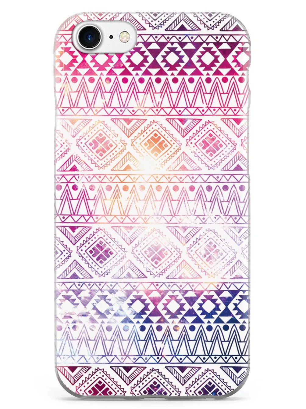 Aztec Pattern - White Case