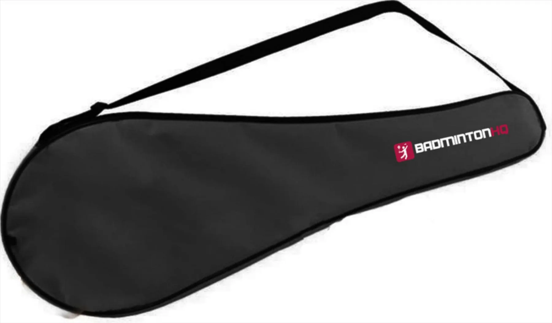 BadmintonHQ Full Size Universal Racket Cover Case - Black
