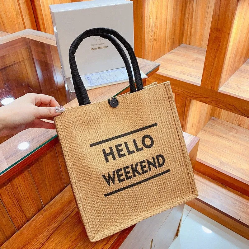 Bag Women's Handbag Work Work Clothing Canvas Bag