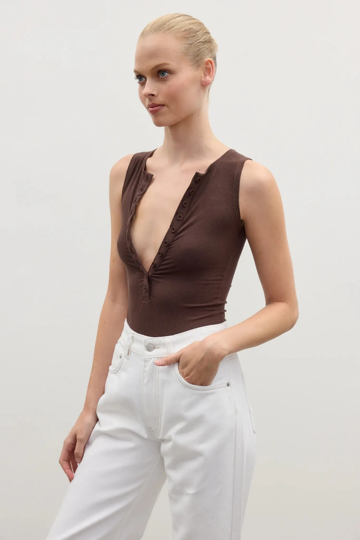 Bayse Aurora Bodysuit - Chocolate