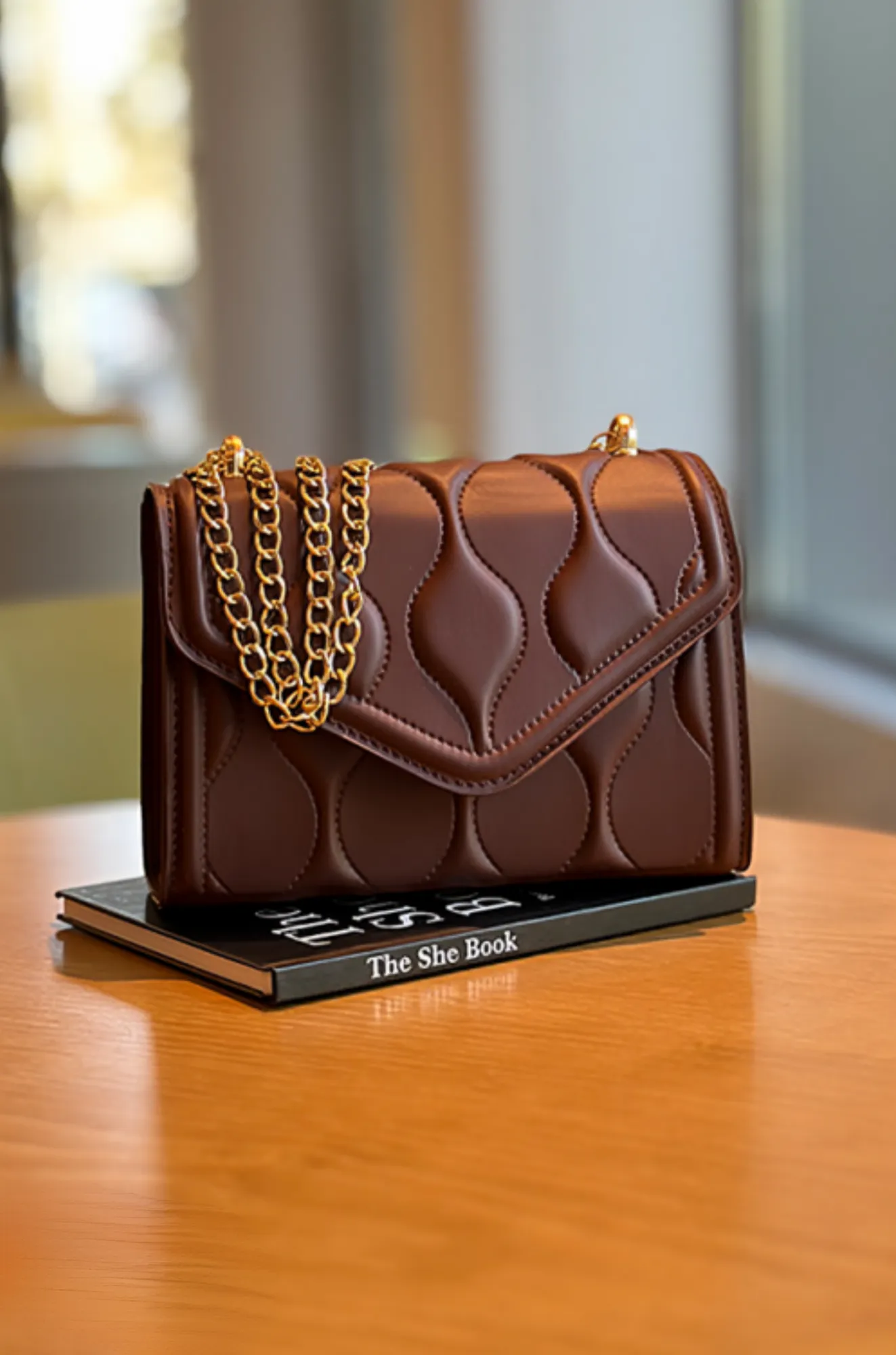 Belle Veloire Bag - Quilted Crossbody Bag for Woman