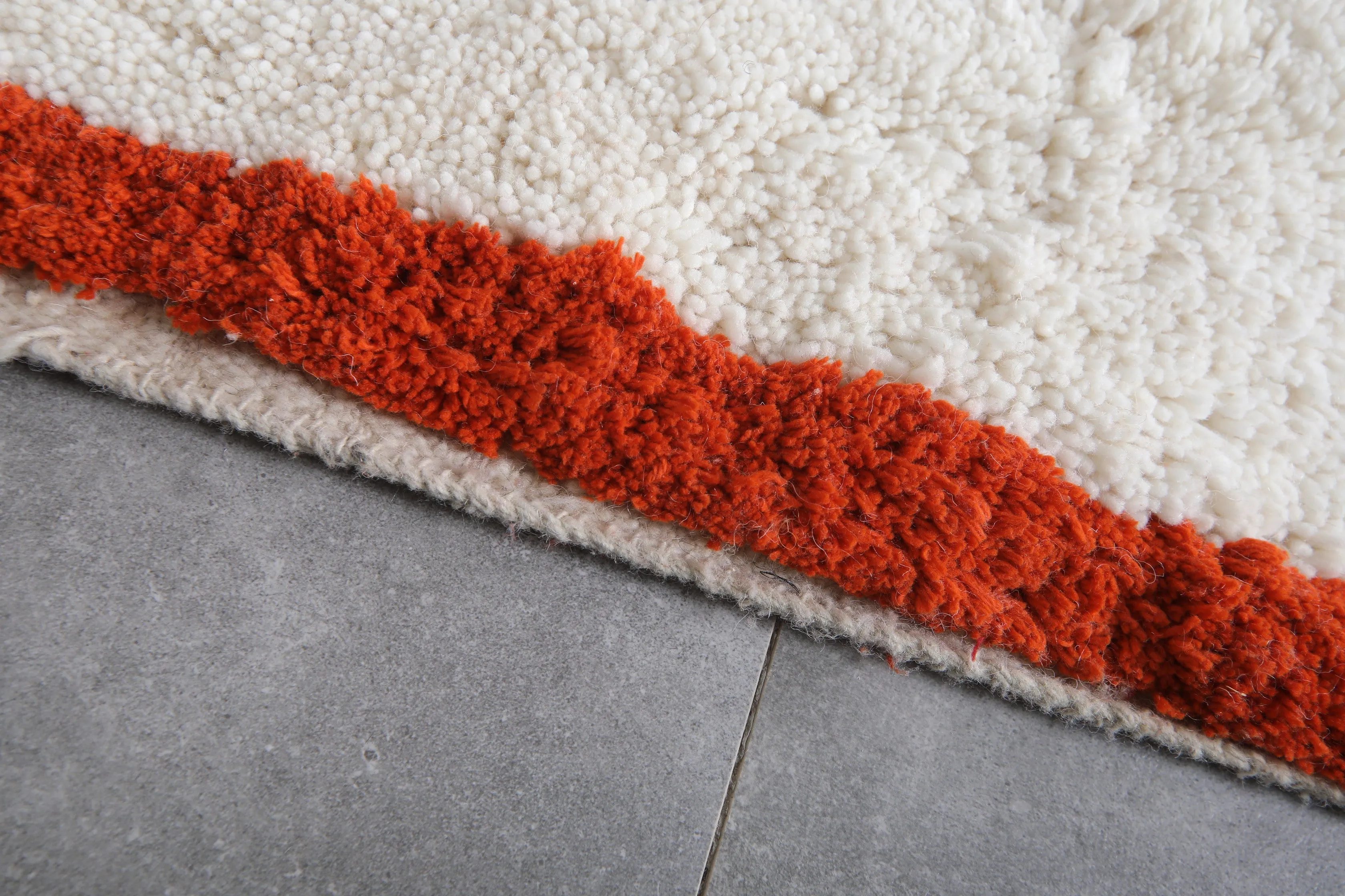 Beni ourain rug - Moroccan custom rug - Hand knotted berber rug