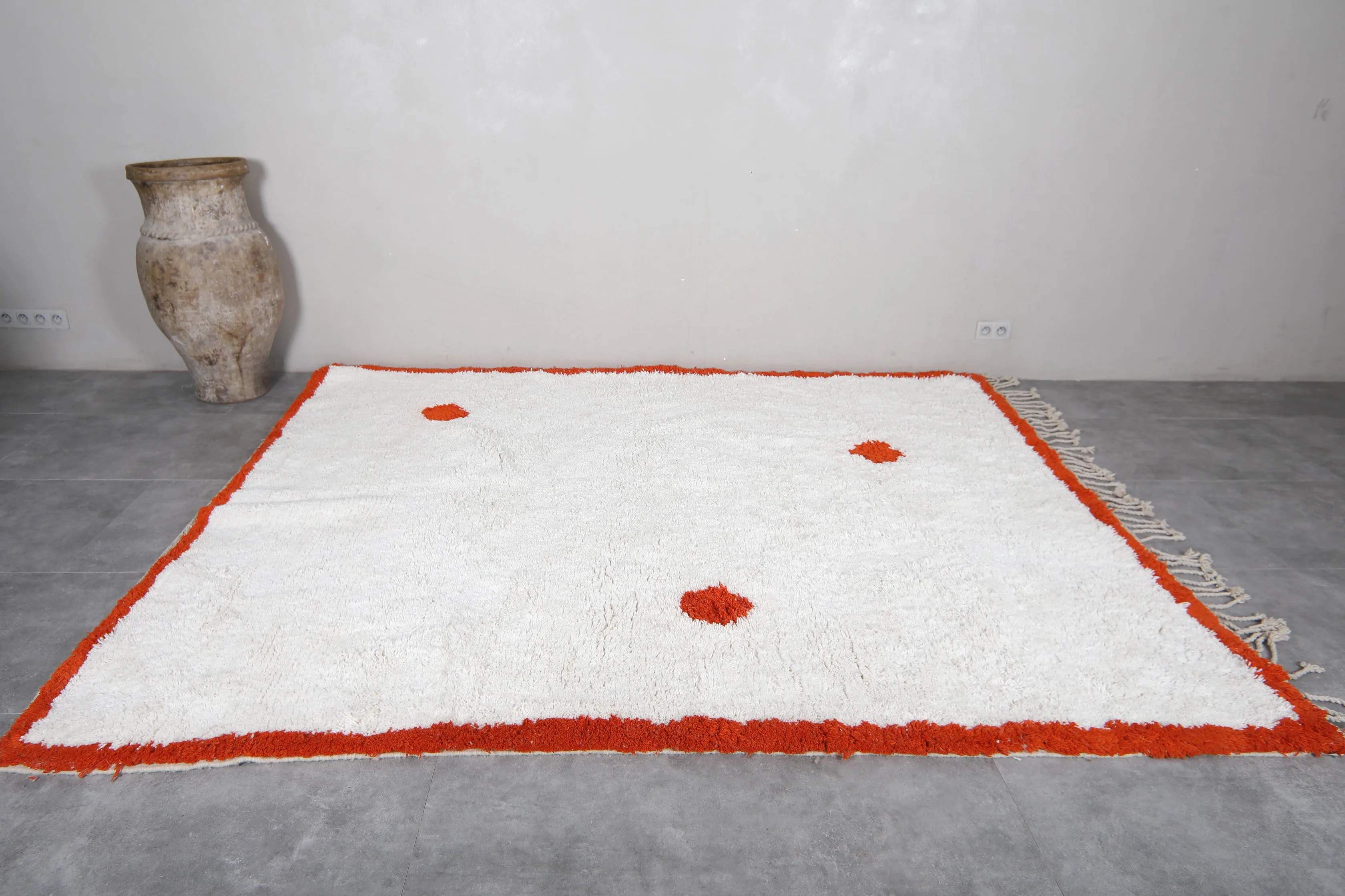 Beni ourain rug - Moroccan custom rug - Hand knotted berber rug