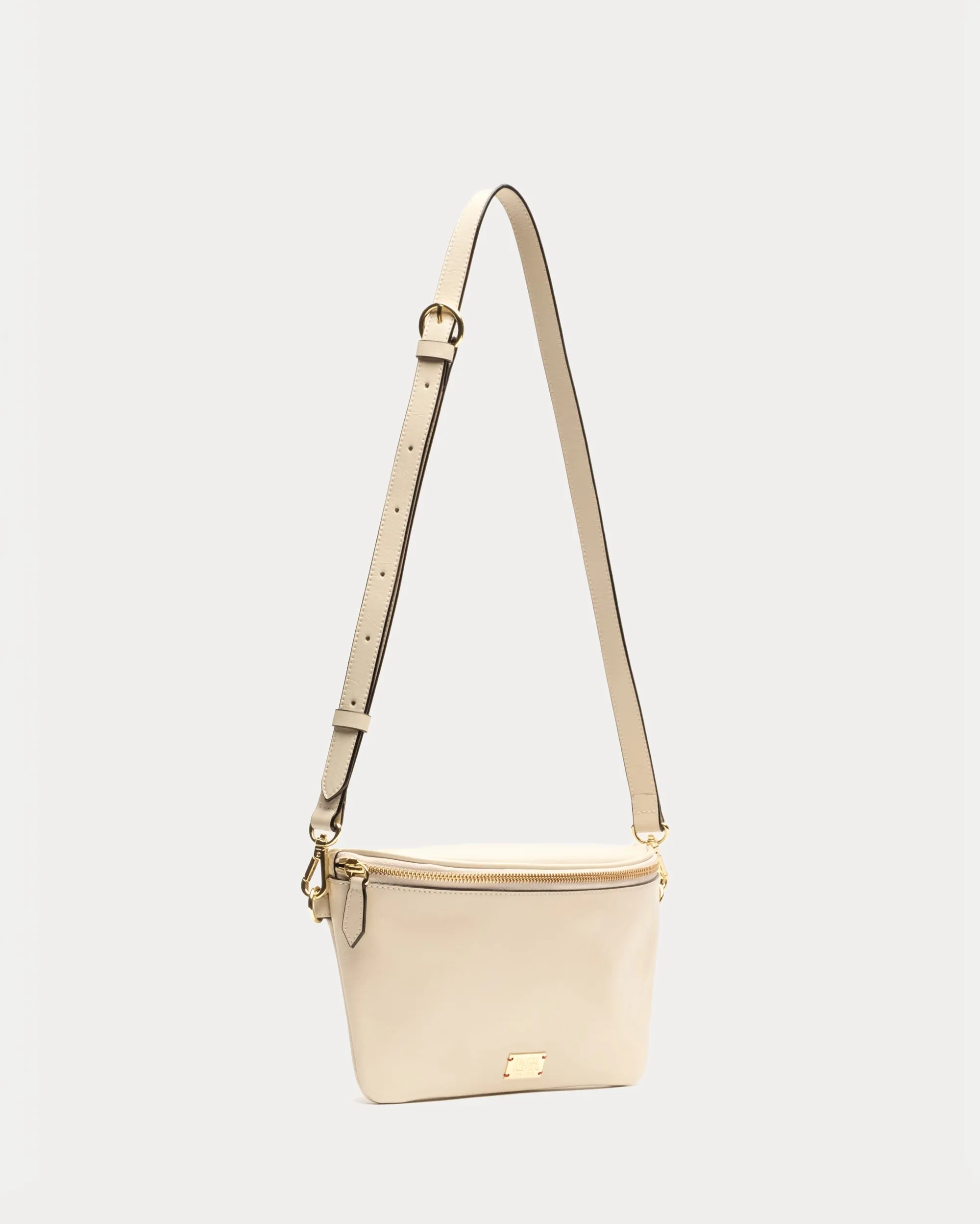 Billie Sling Bag - Crinkled Leather Oyster