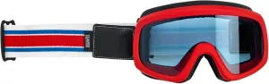 BILTWELL Overland 2.0 Goggles - Racer - Red/White/Blue
