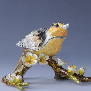 Black & Yellow Bird on a Branch