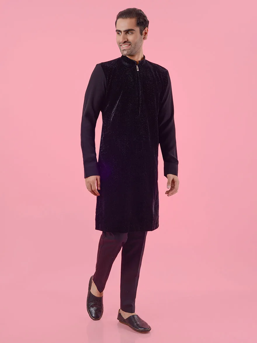 Black Kurta Pajama | TULA