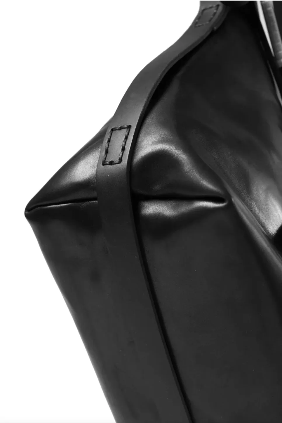 Black Leather Bag 24H