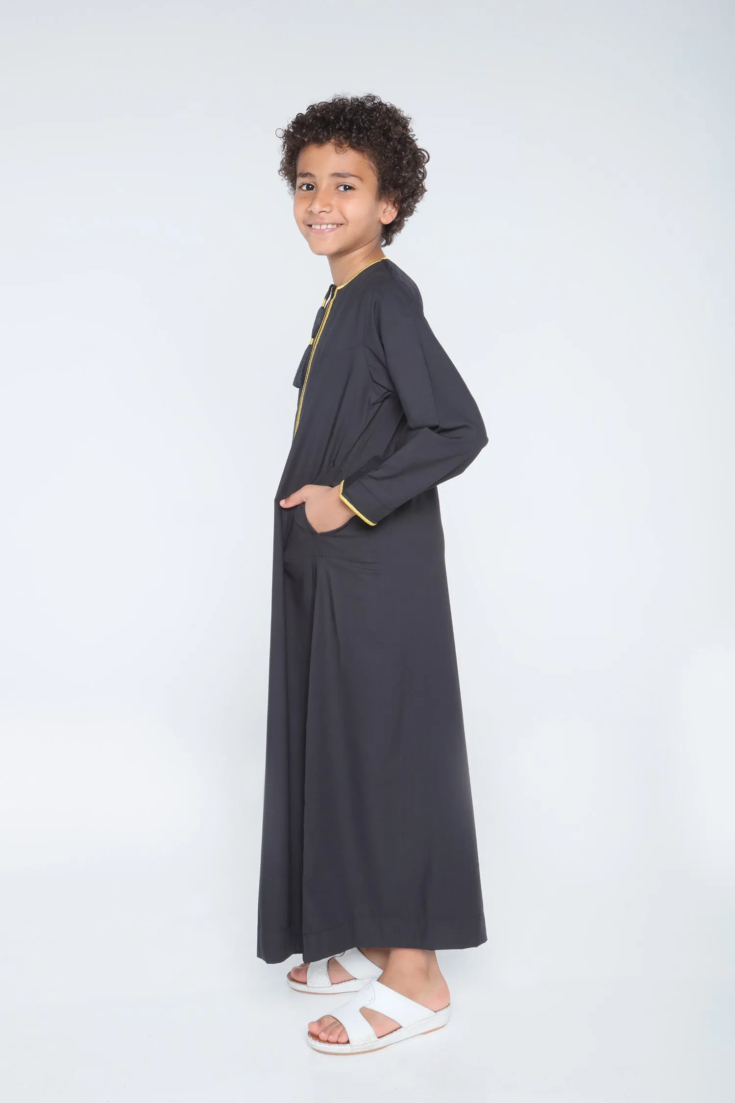 Black|Gold Kids Habeel Thobe