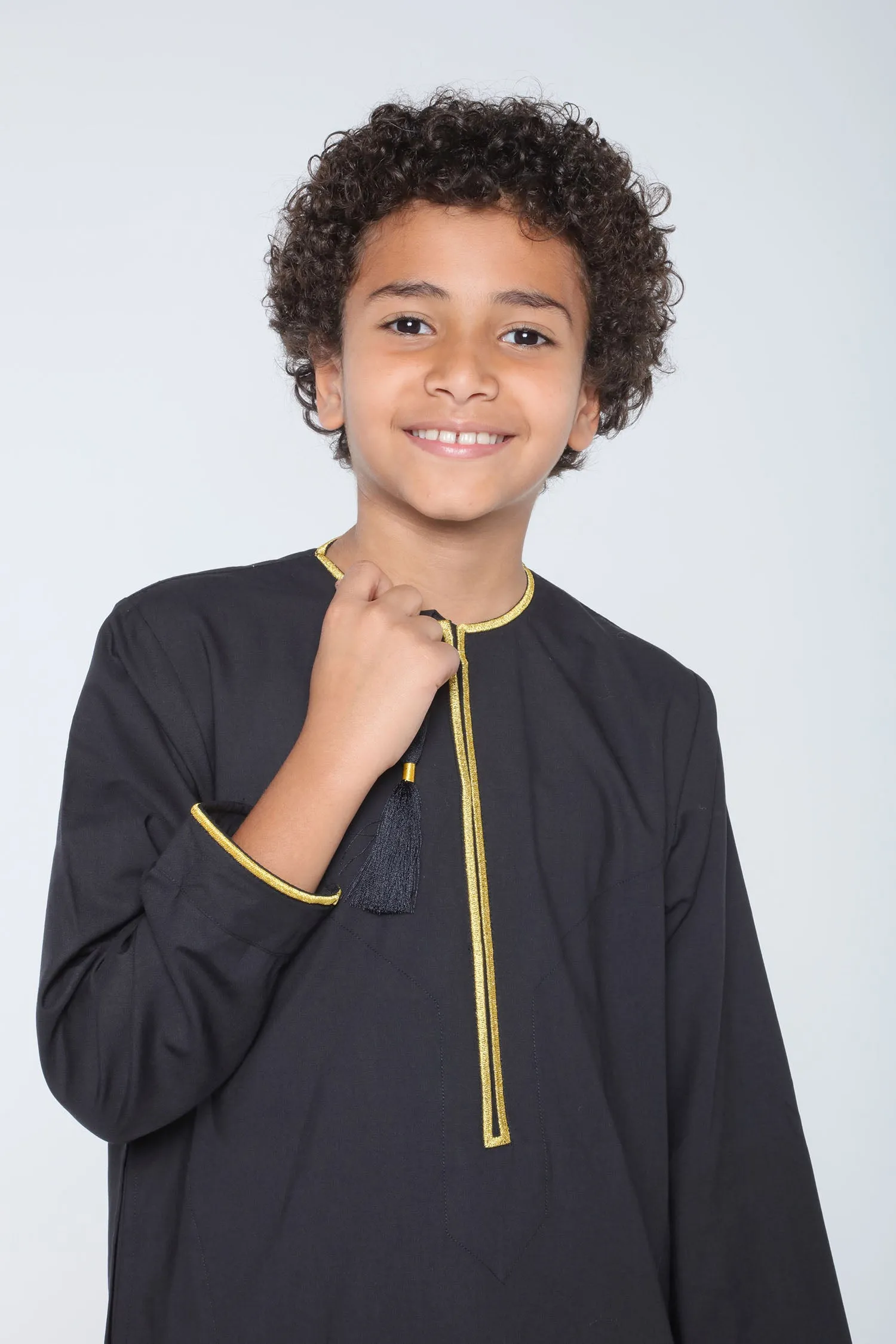 Black|Gold Kids Habeel Thobe