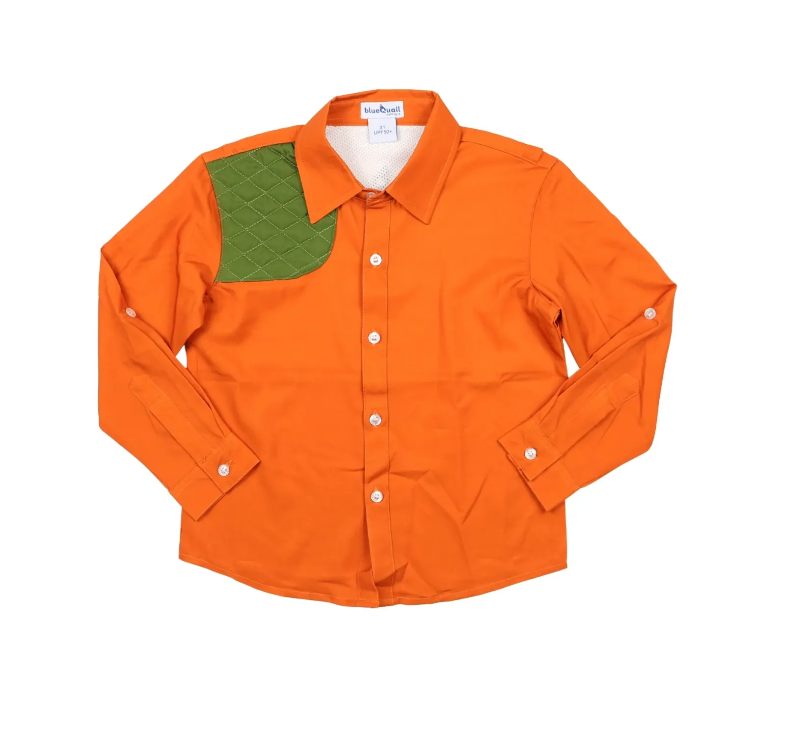 Blaze Orange and Green Long Sleeve