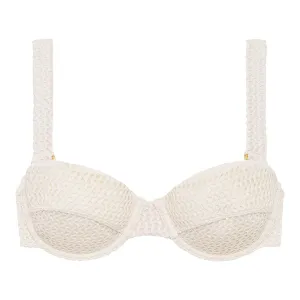 Bone Crochet Bustier Bikini Top