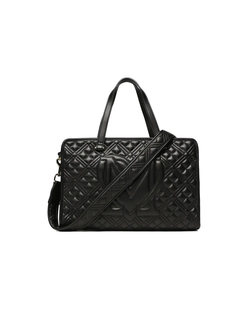 Borsa Quilted Pu - Nero