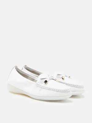 Bow Buckle Loafers