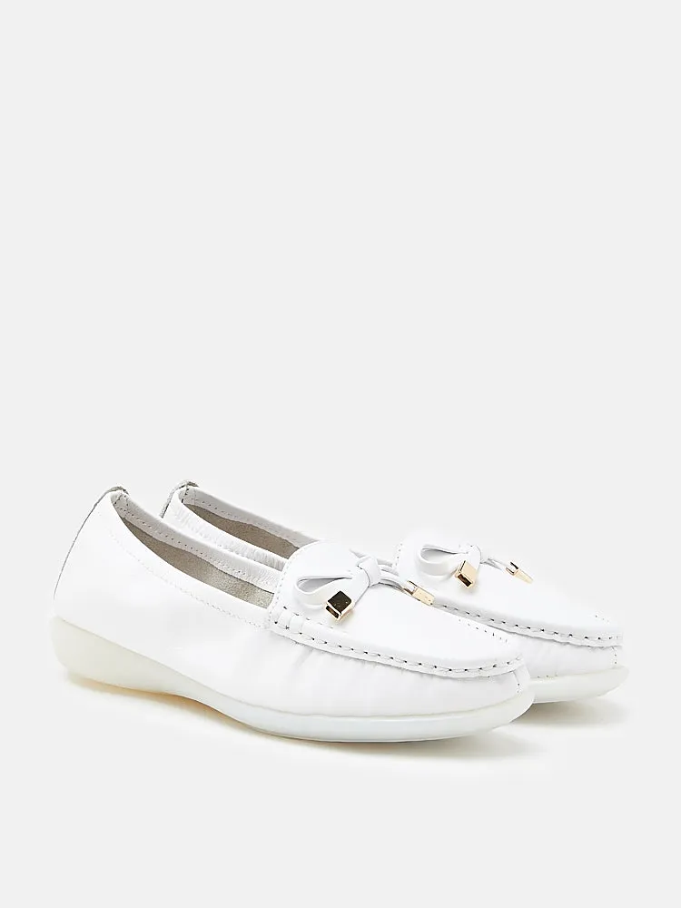 Bow Buckle Loafers