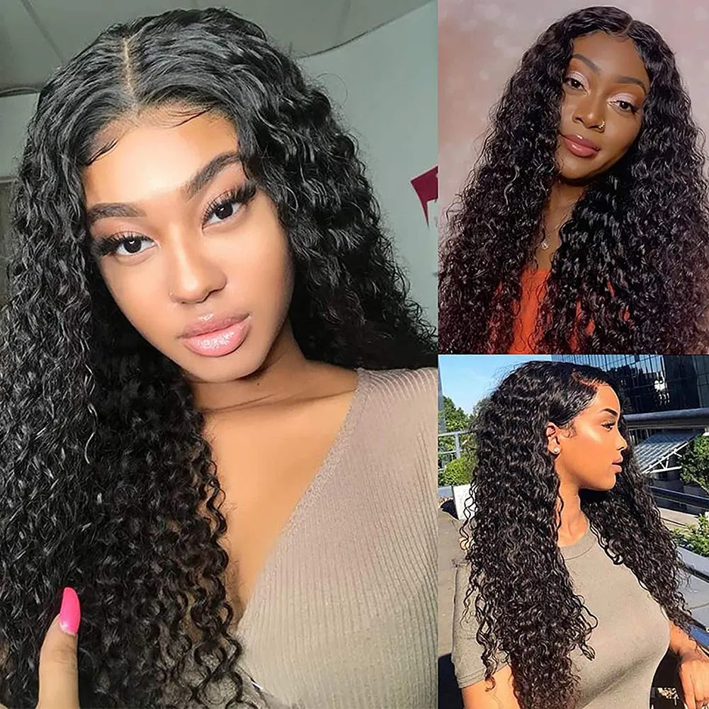 Brazilian Deep Wave Wig 4*4 HD  Lace Closure Wig  MYLOCKME