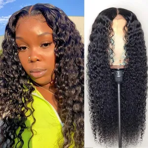 Brazilian Deep Wave Wig 4*4 HD  Lace Closure Wig  MYLOCKME