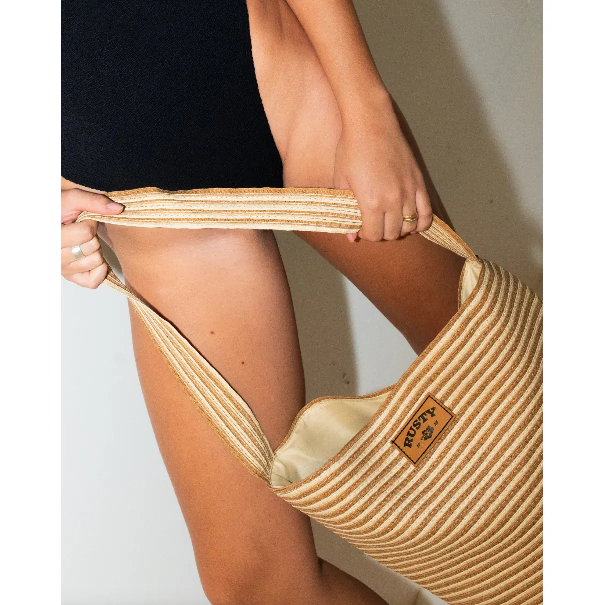 Brighton Straw Beach Bag