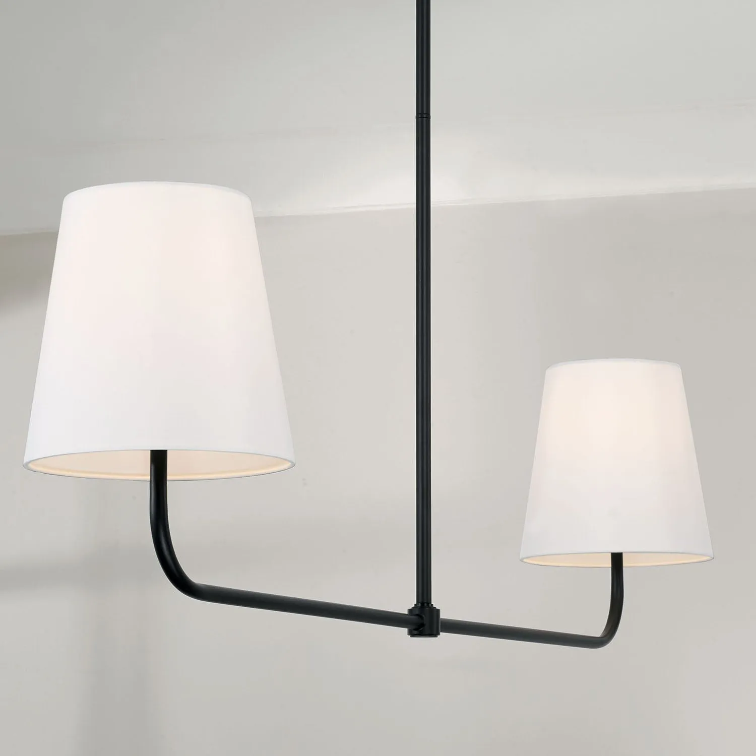BRODY 2-LIGHT ISLAND, MATTE BLACK