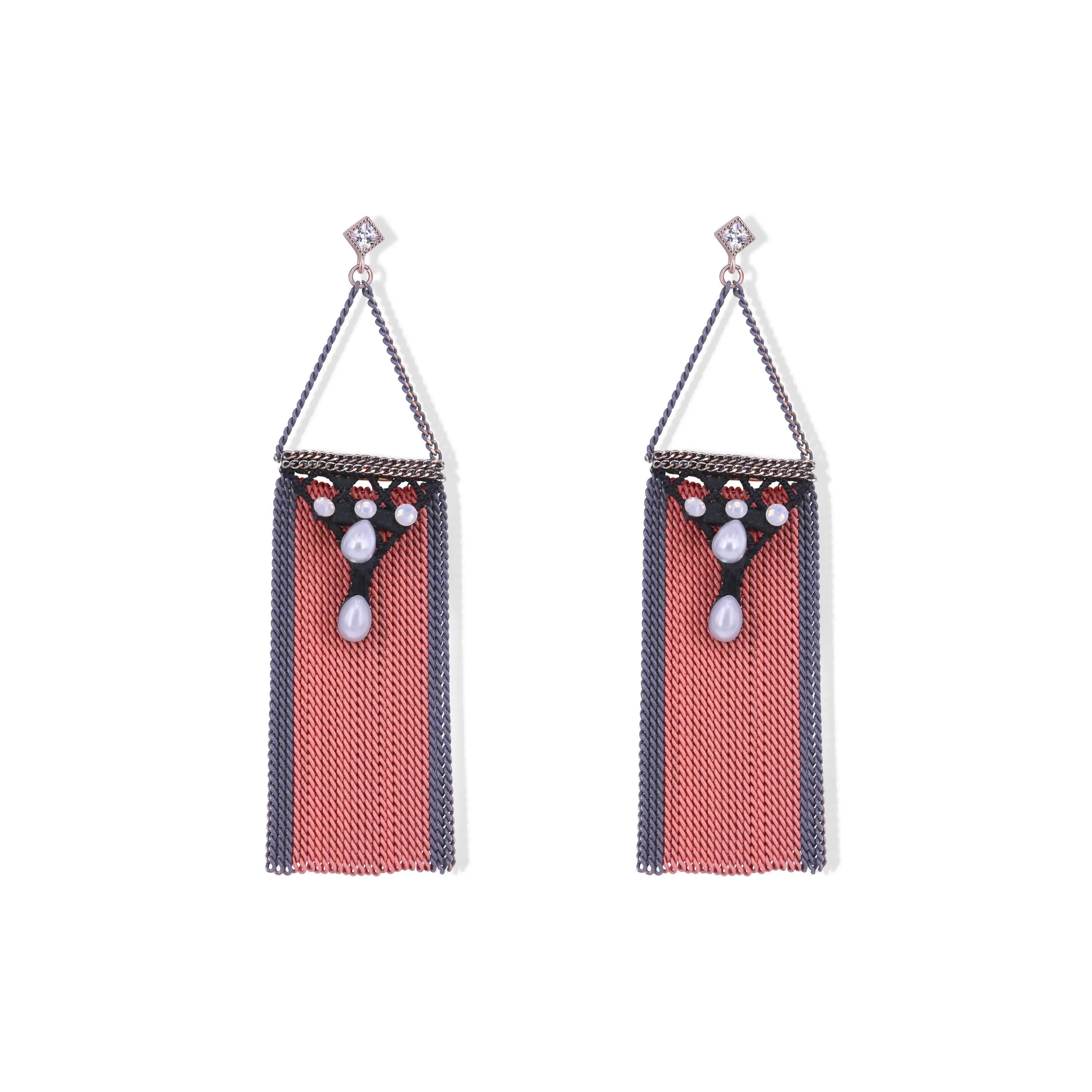 Bronze chain tassel earnings