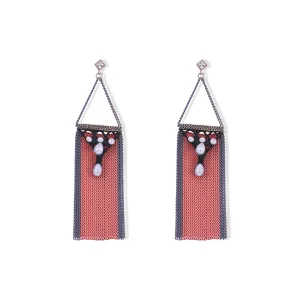 Bronze chain tassel earnings