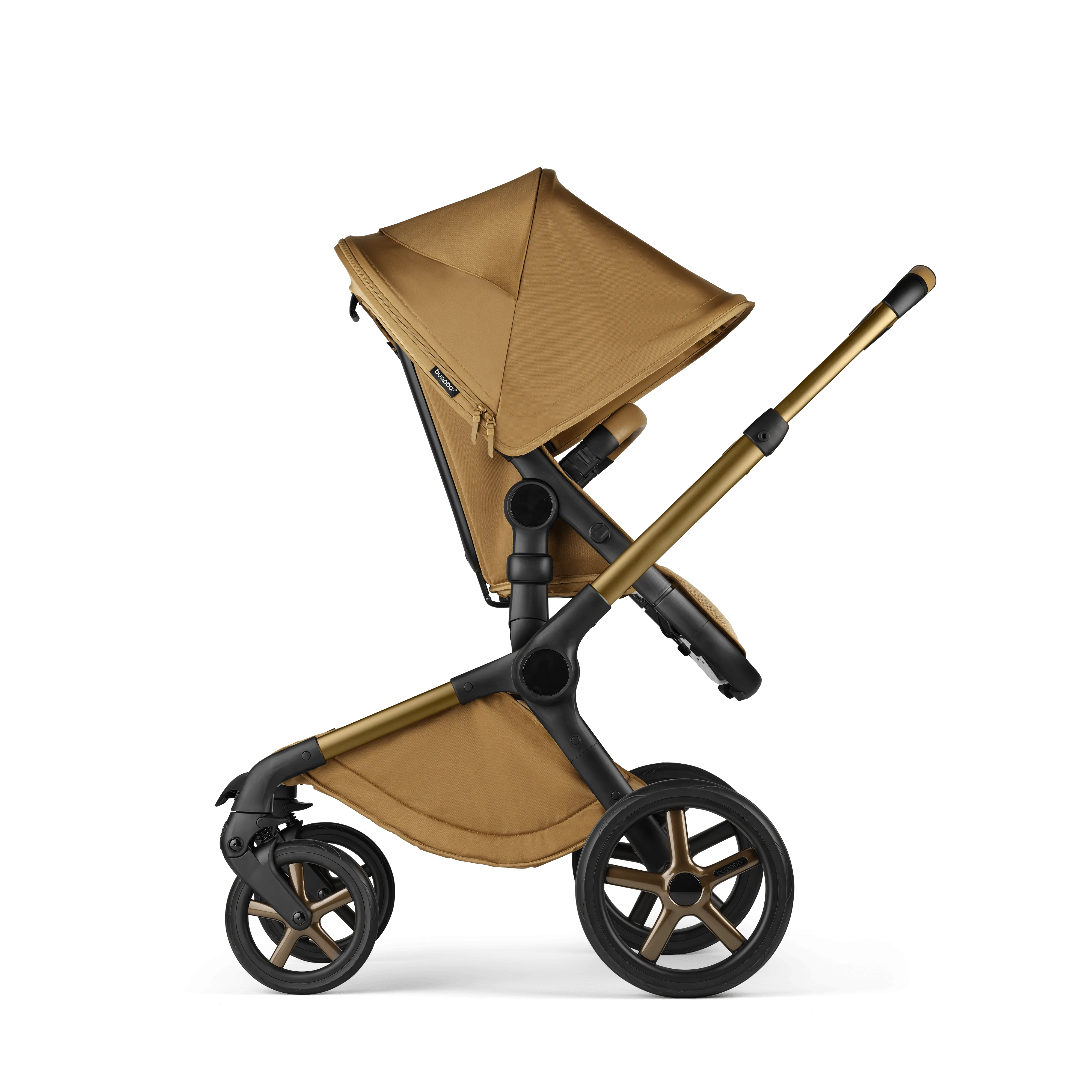 Bugaboo Fox 5 Cabriofix i-Size Travel System, Noir Limited Edition - Amber Glow