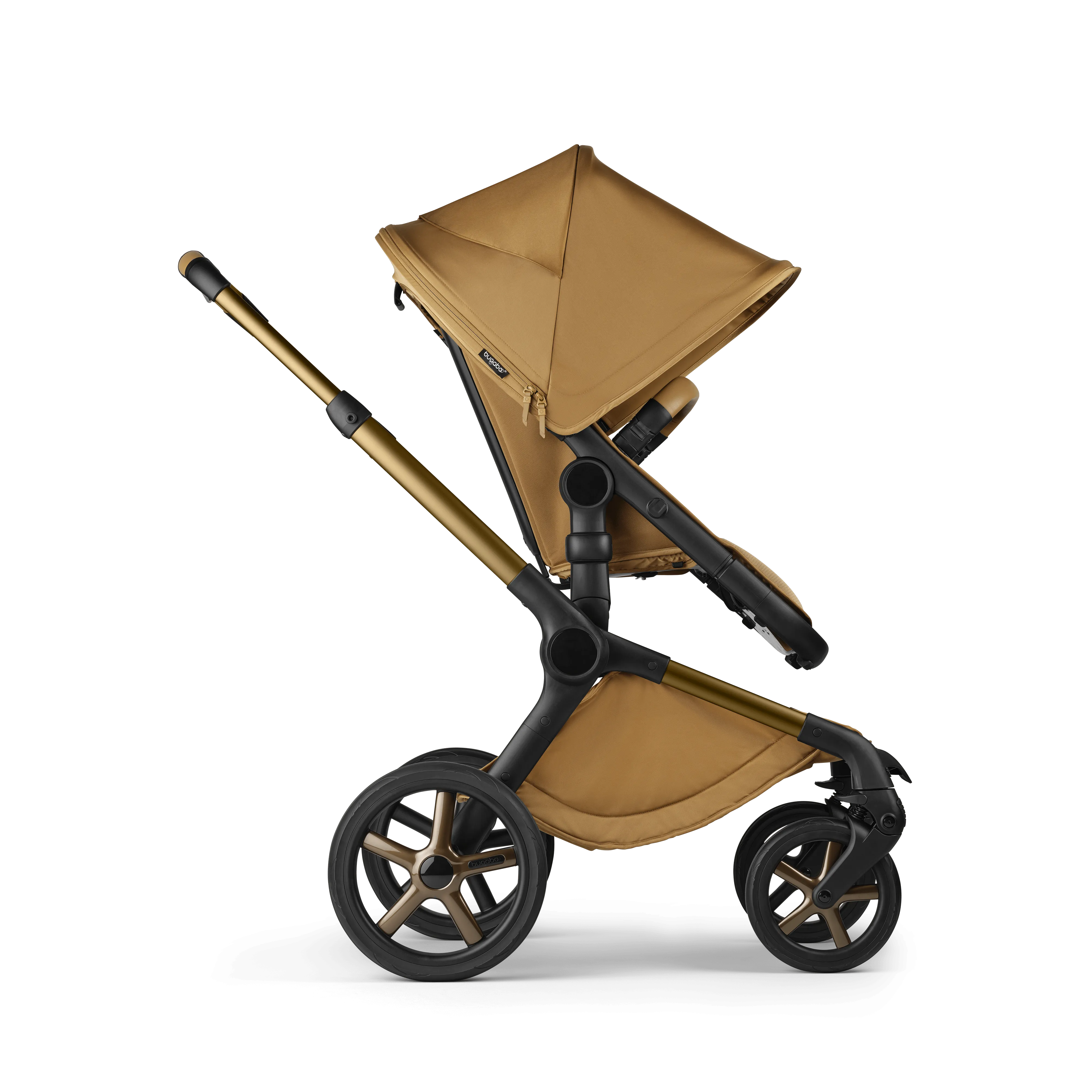 Bugaboo Fox 5 Cabriofix i-Size Travel System, Noir Limited Edition - Amber Glow