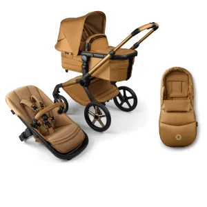 Bugaboo Fox 5 with Footmuff, Noir Limited Edition - Amber Glow