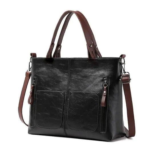 （Buy 2 free shipping）Vintage Leather Shoulder Bag for Ladies