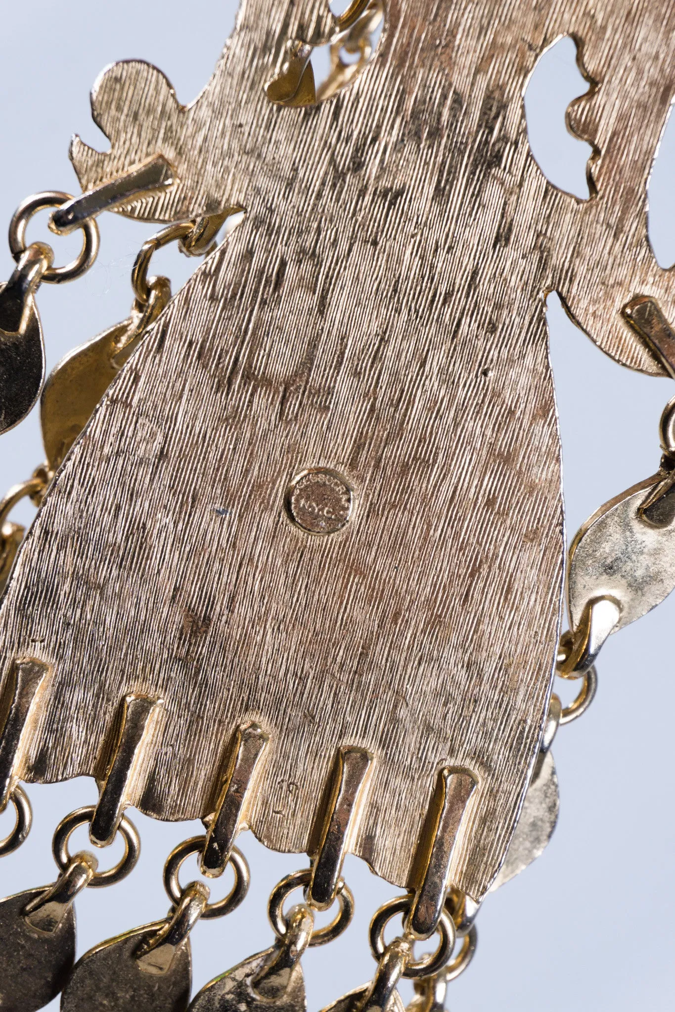Byzantine Pendant Plate Necklace