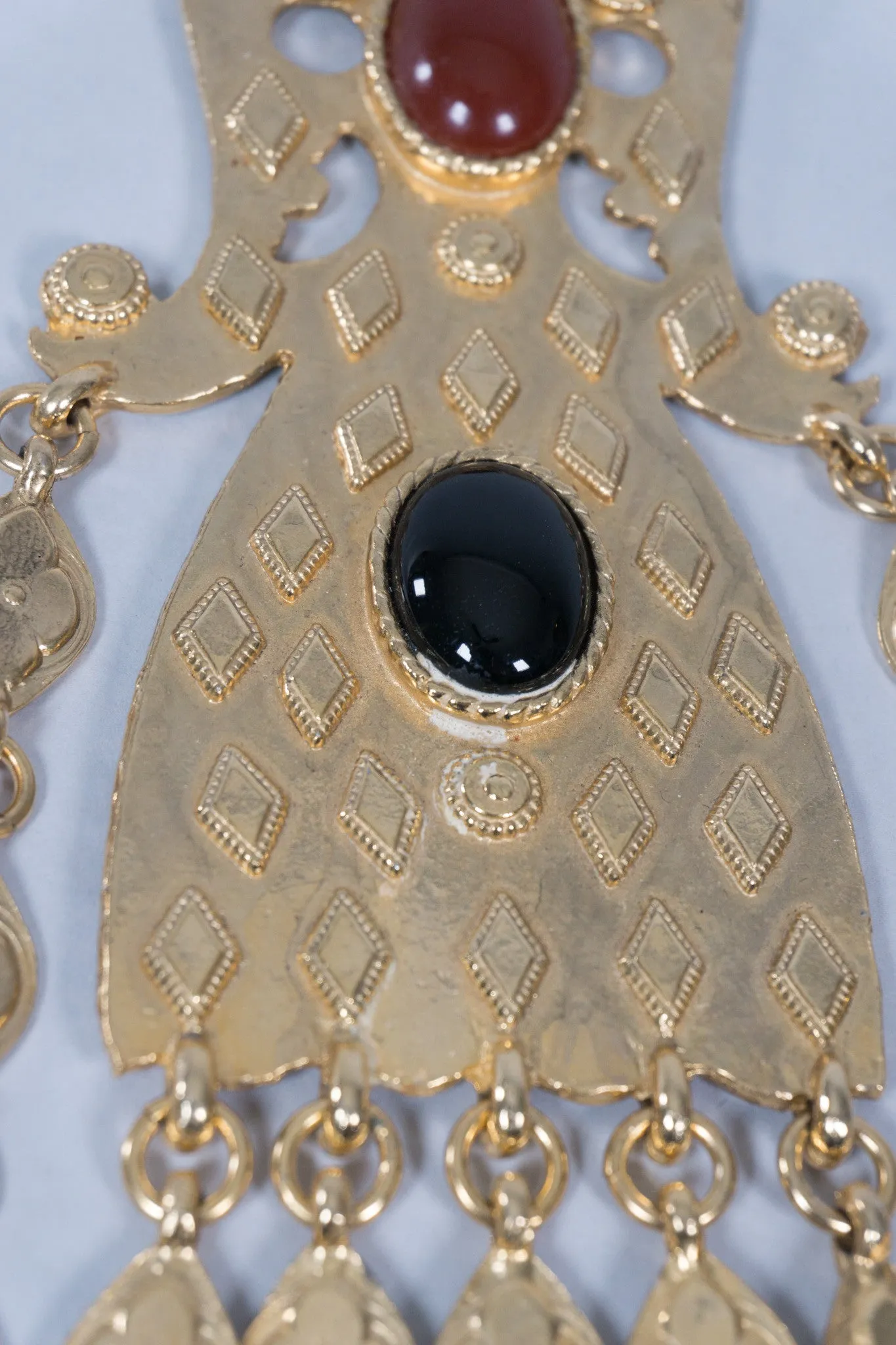 Byzantine Pendant Plate Necklace