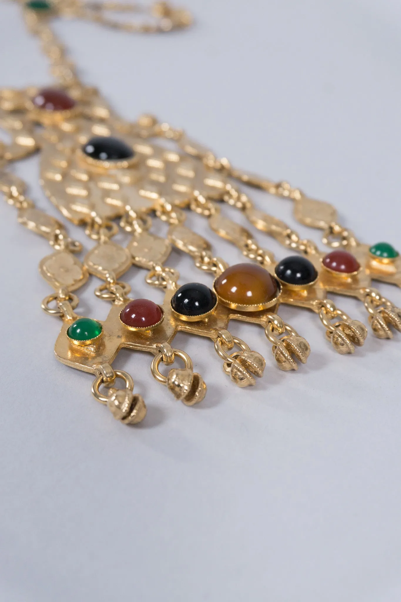 Byzantine Pendant Plate Necklace