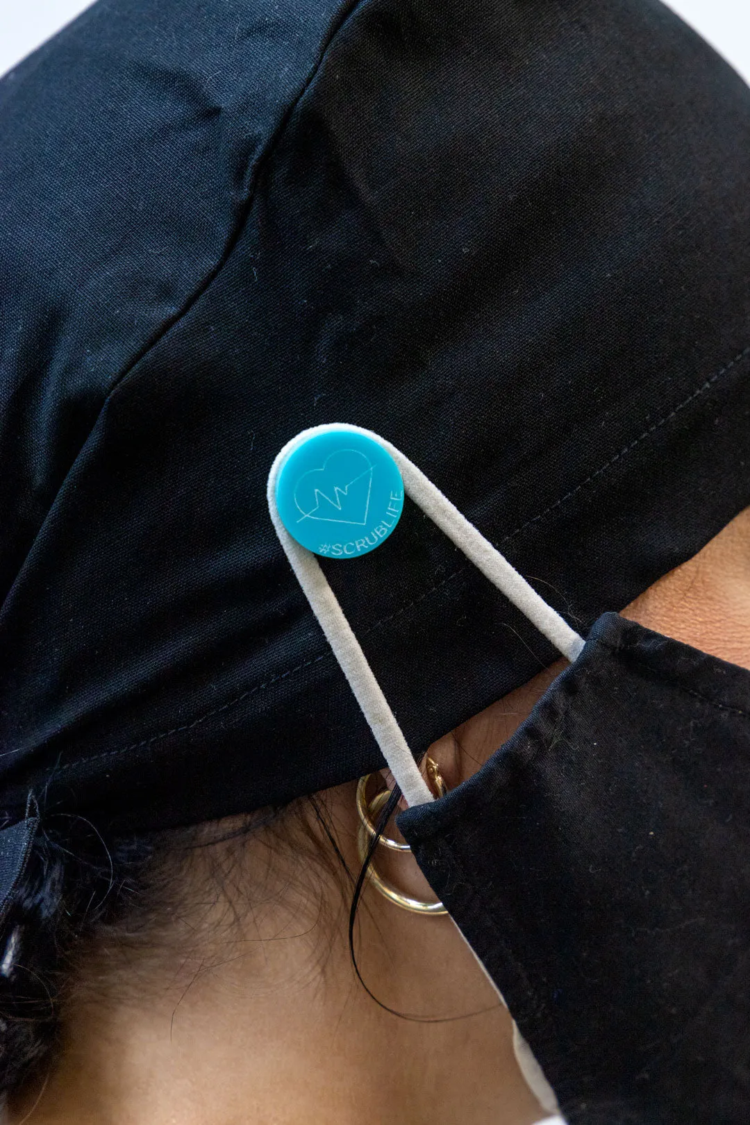 Cap Snaps - Face Mask Holder for Scrub Hats