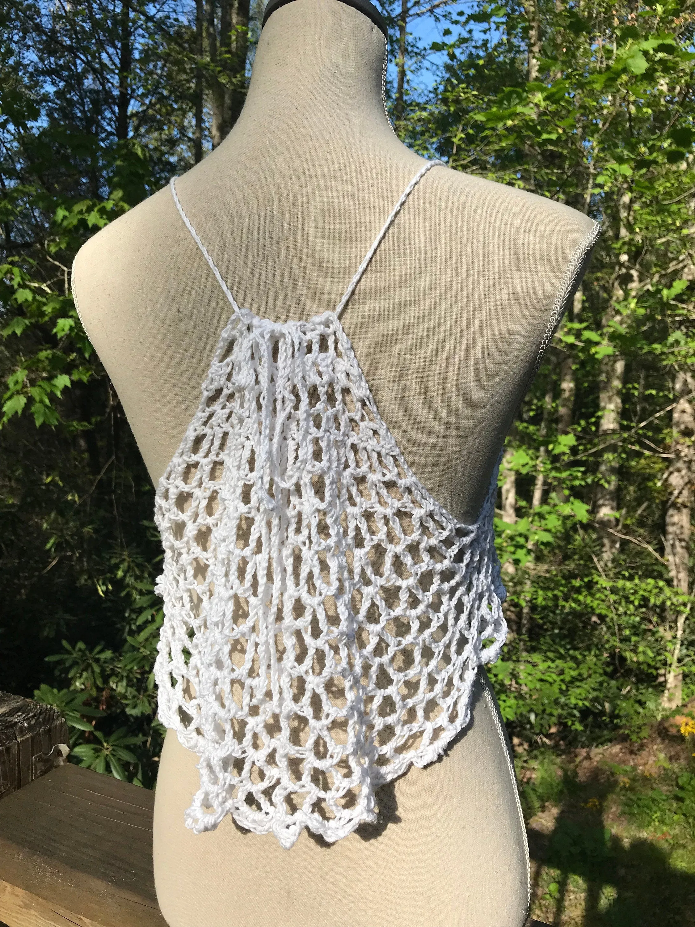 Cascade Crop Top & Dress - Crochet Pattern