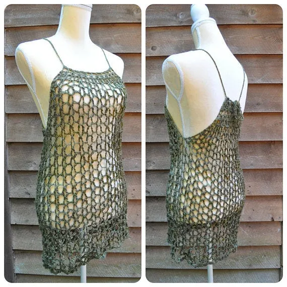 Cascade Crop Top & Dress - Crochet Pattern