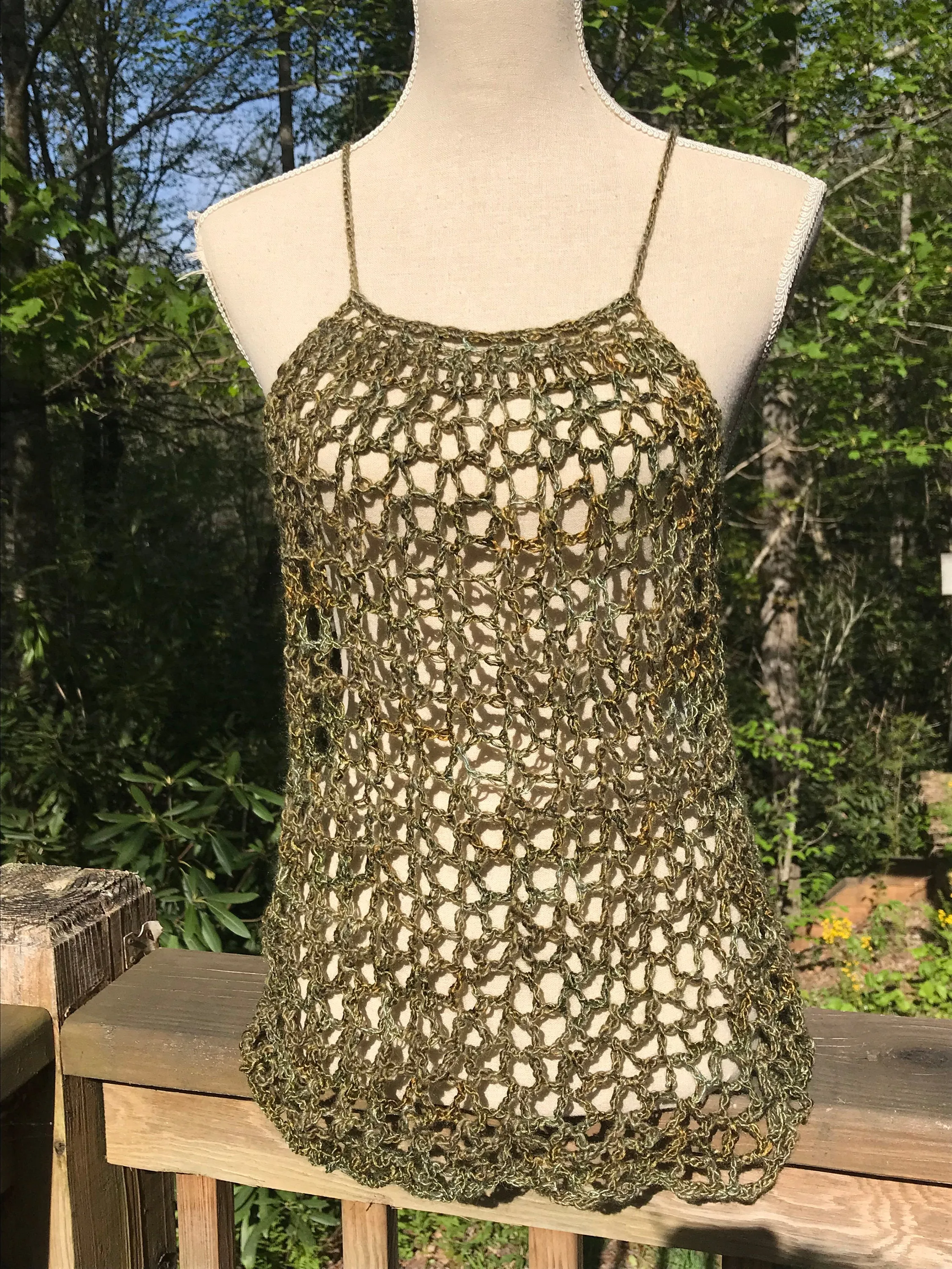 Cascade Crop Top & Dress - Crochet Pattern