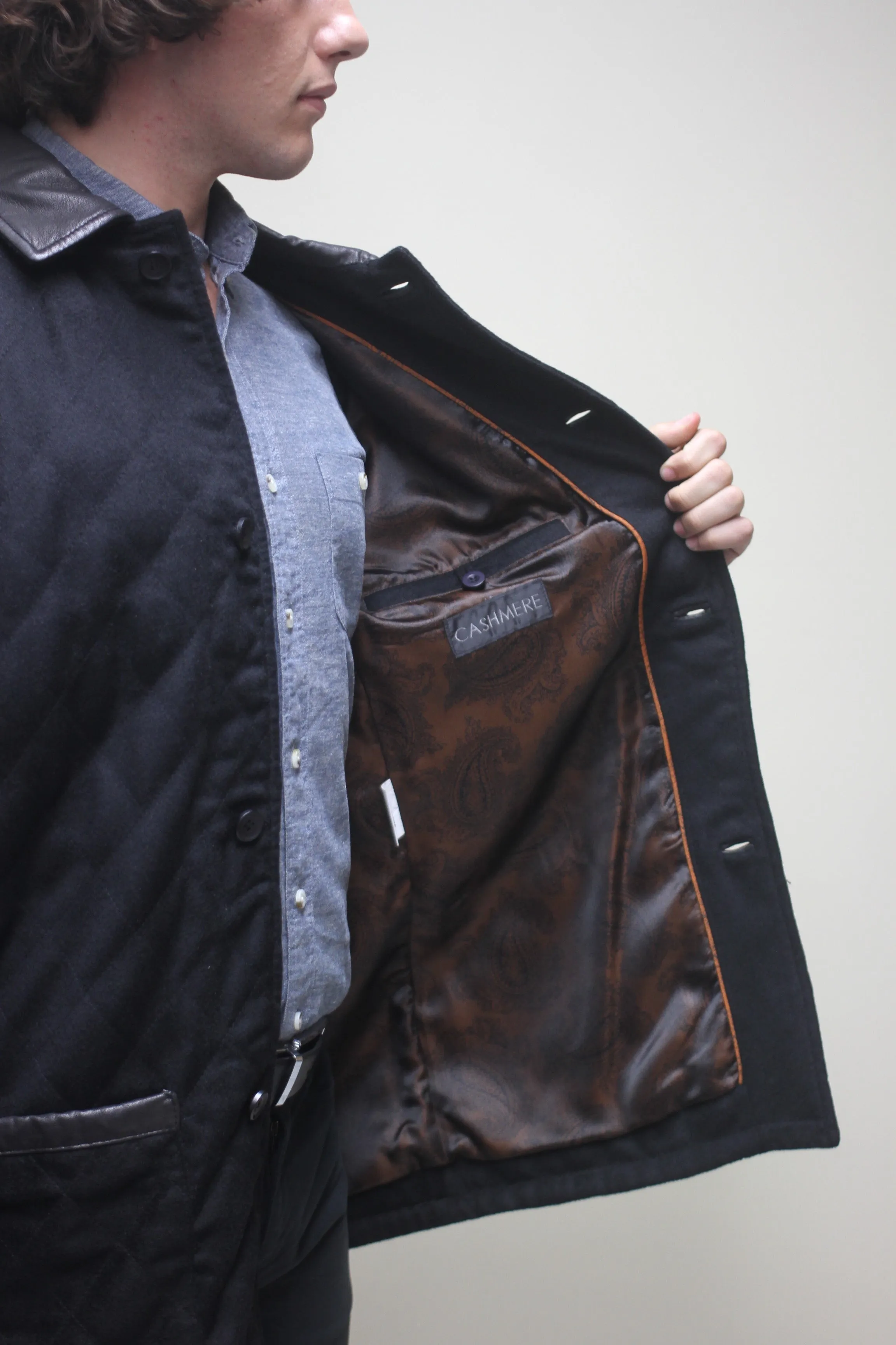 Cashmere Wool Car Coat