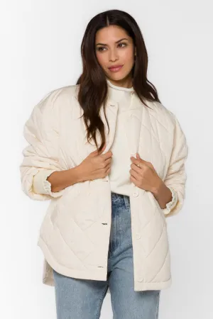 Celeste Ivory Quilted Jacket