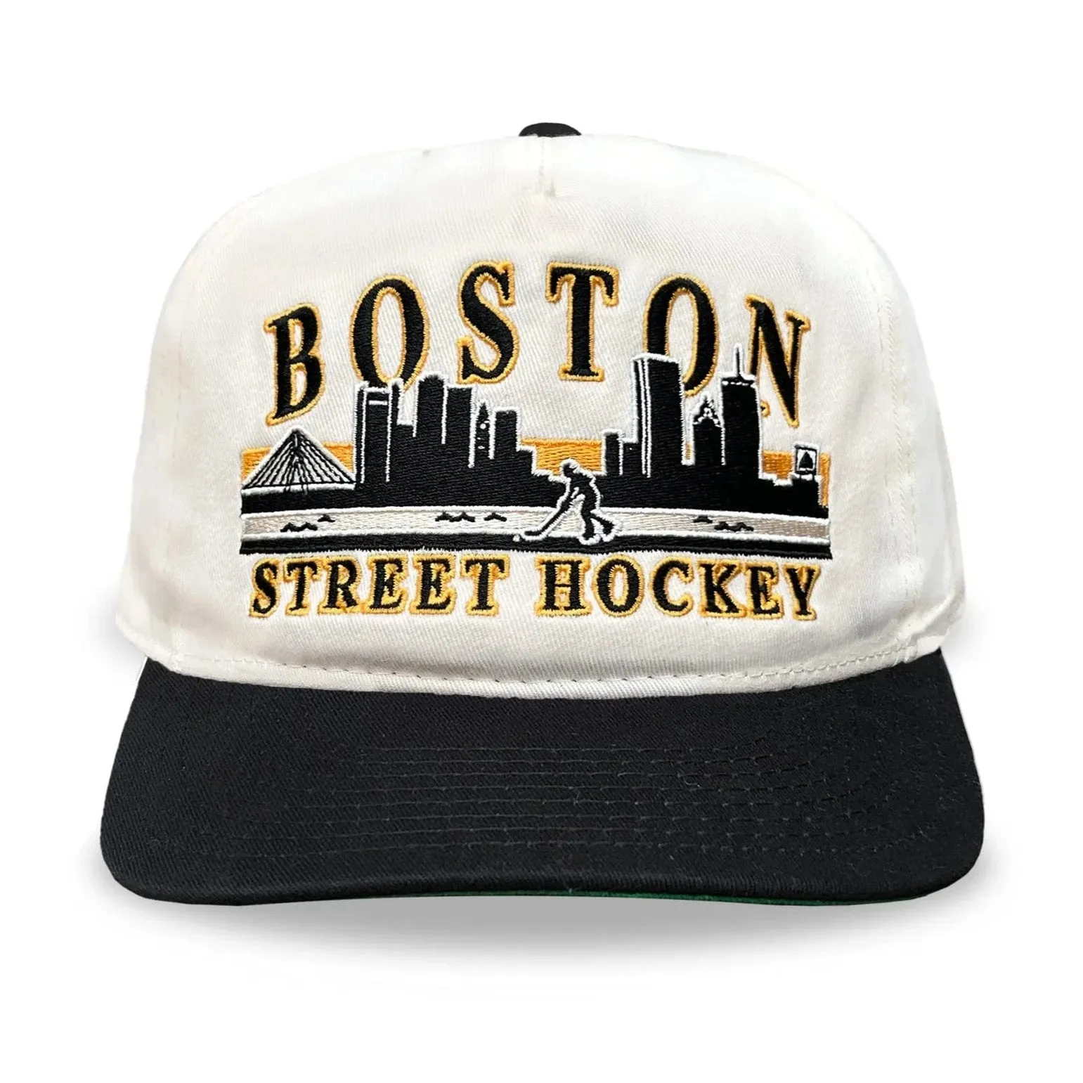 Celly Hockey Boston Street Hockey Snapback Hat - Cream