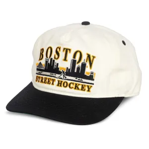 Celly Hockey Boston Street Hockey Snapback Hat - Cream