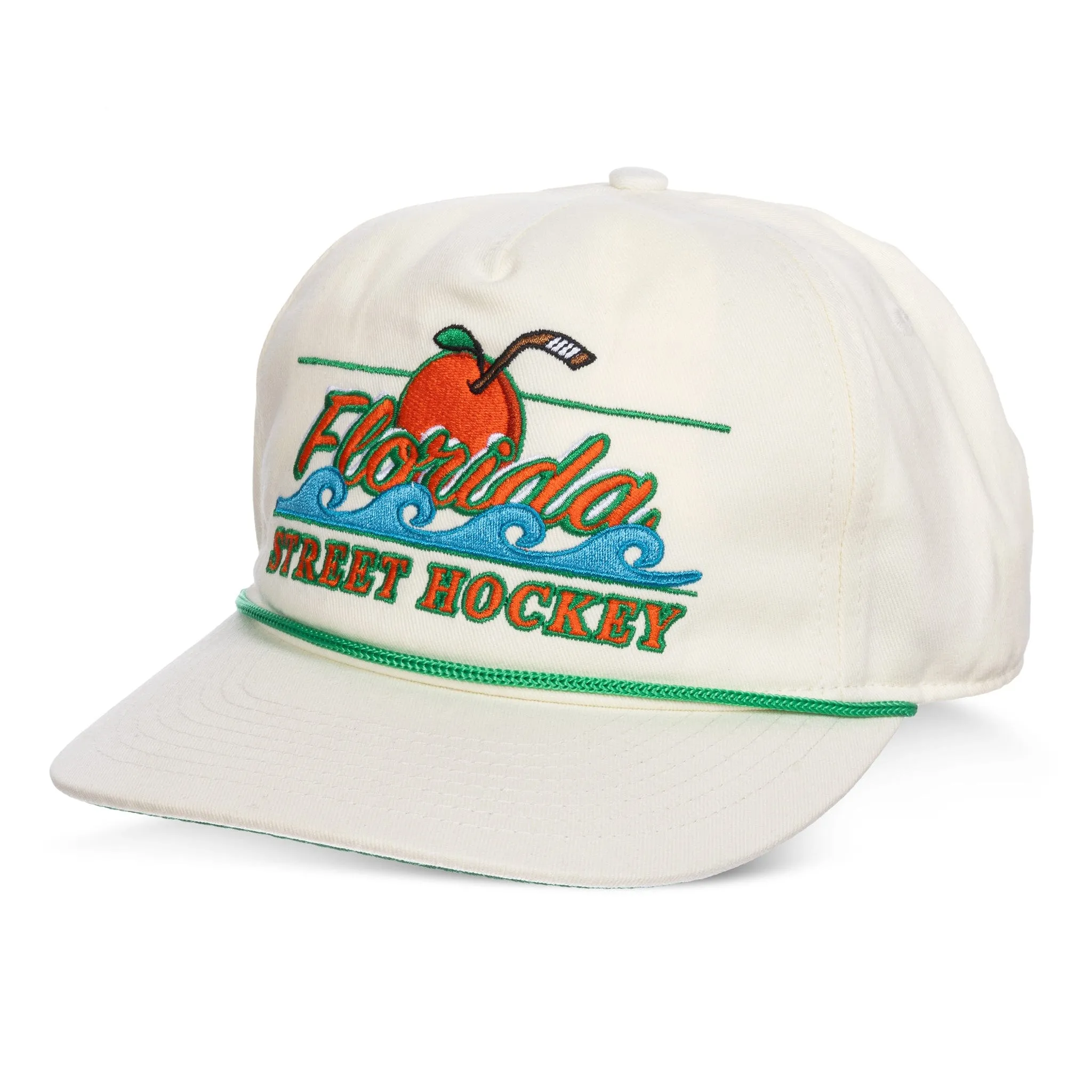 Celly Hockey Florida Street Hockey Snapback Hat - Cream