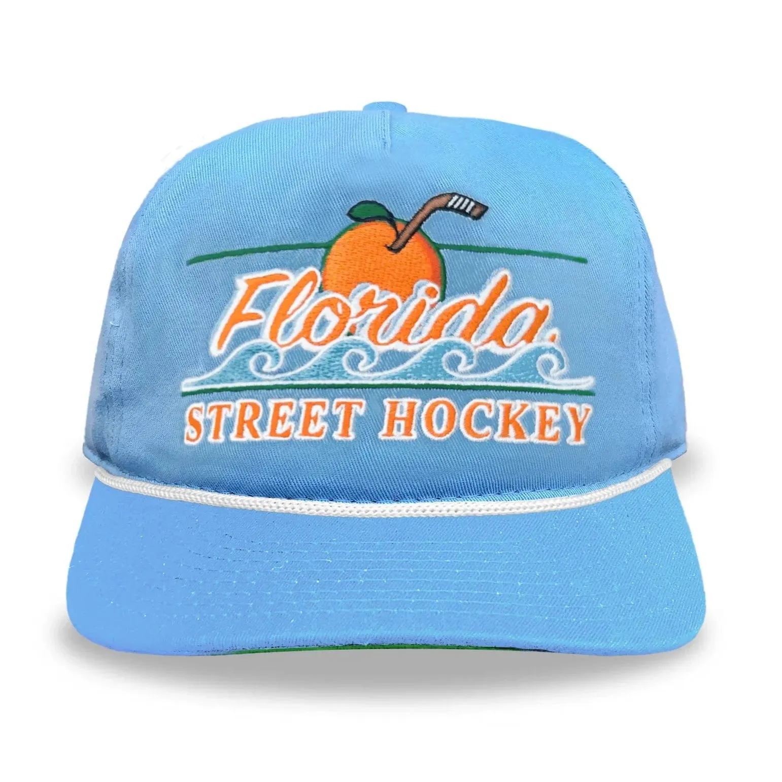 Celly Hockey Florida Street Hockey Snapback Hat - Ice Blue