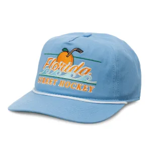 Celly Hockey Florida Street Hockey Snapback Hat - Ice Blue