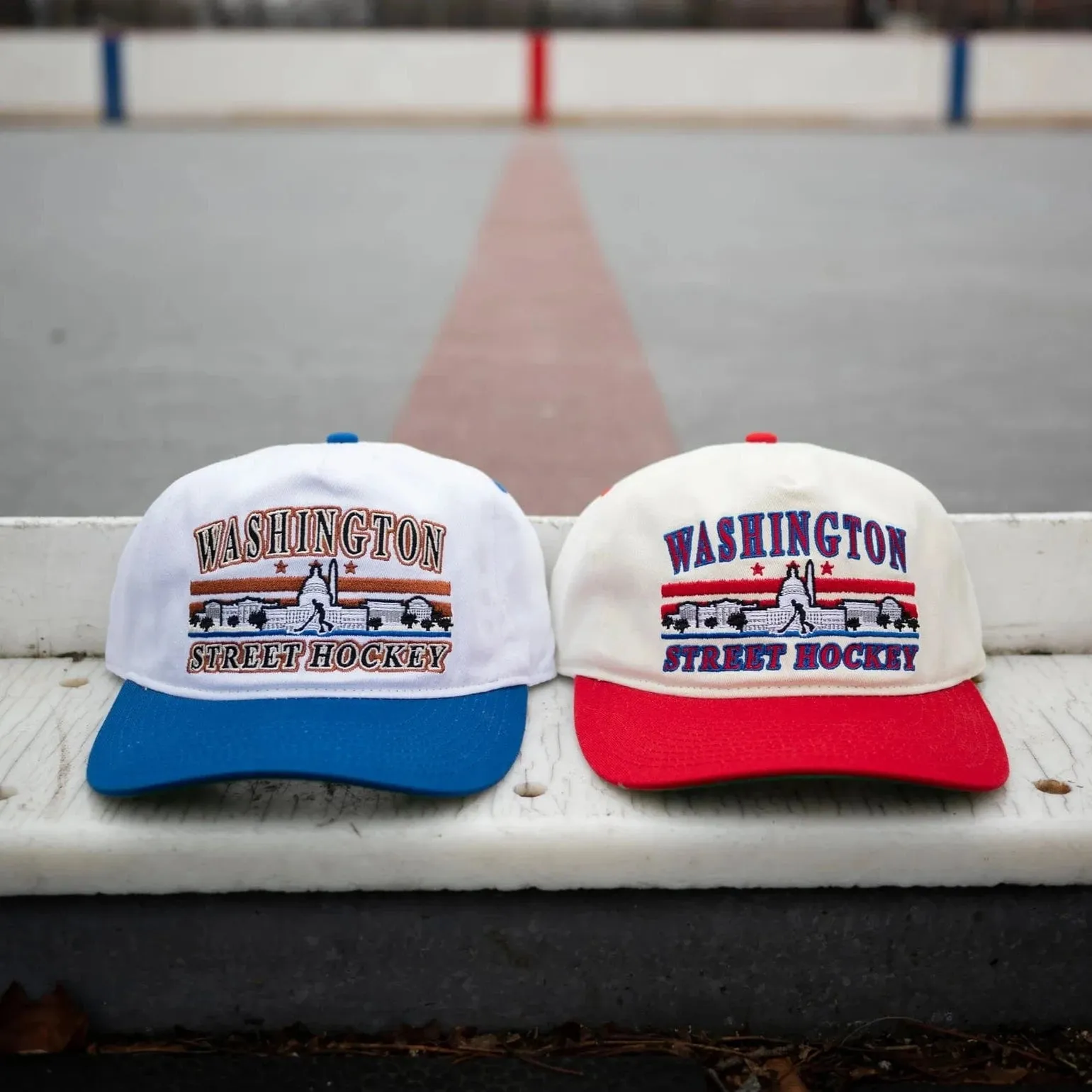 Celly Hockey Washington Street Hockey Snapback Hat - Cream
