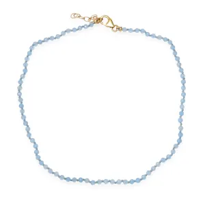 Chalcedony Beaded Anklet