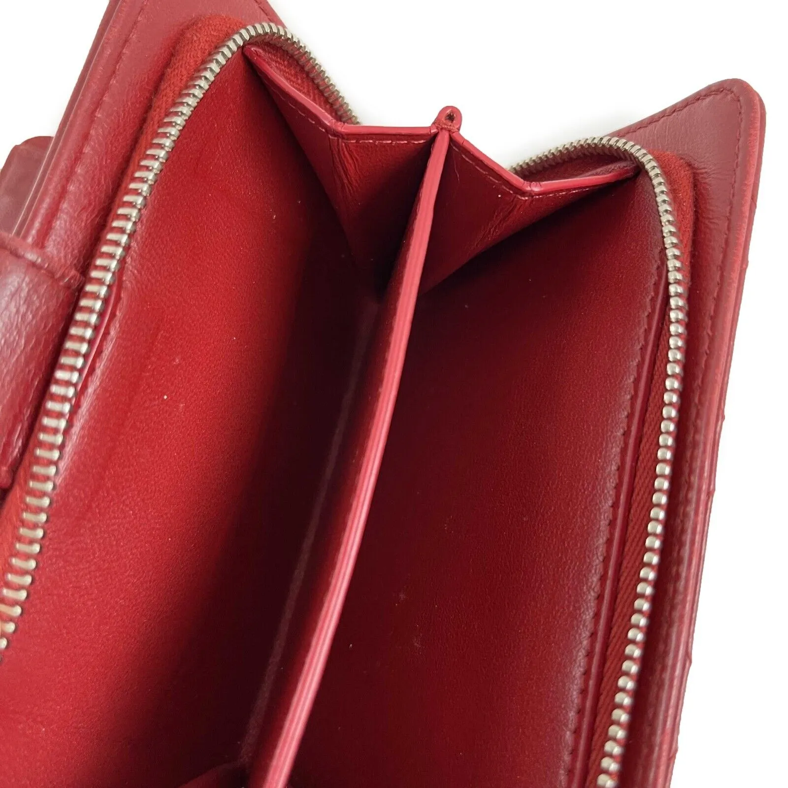 CHANEL French Style Wallet Quilted Leather