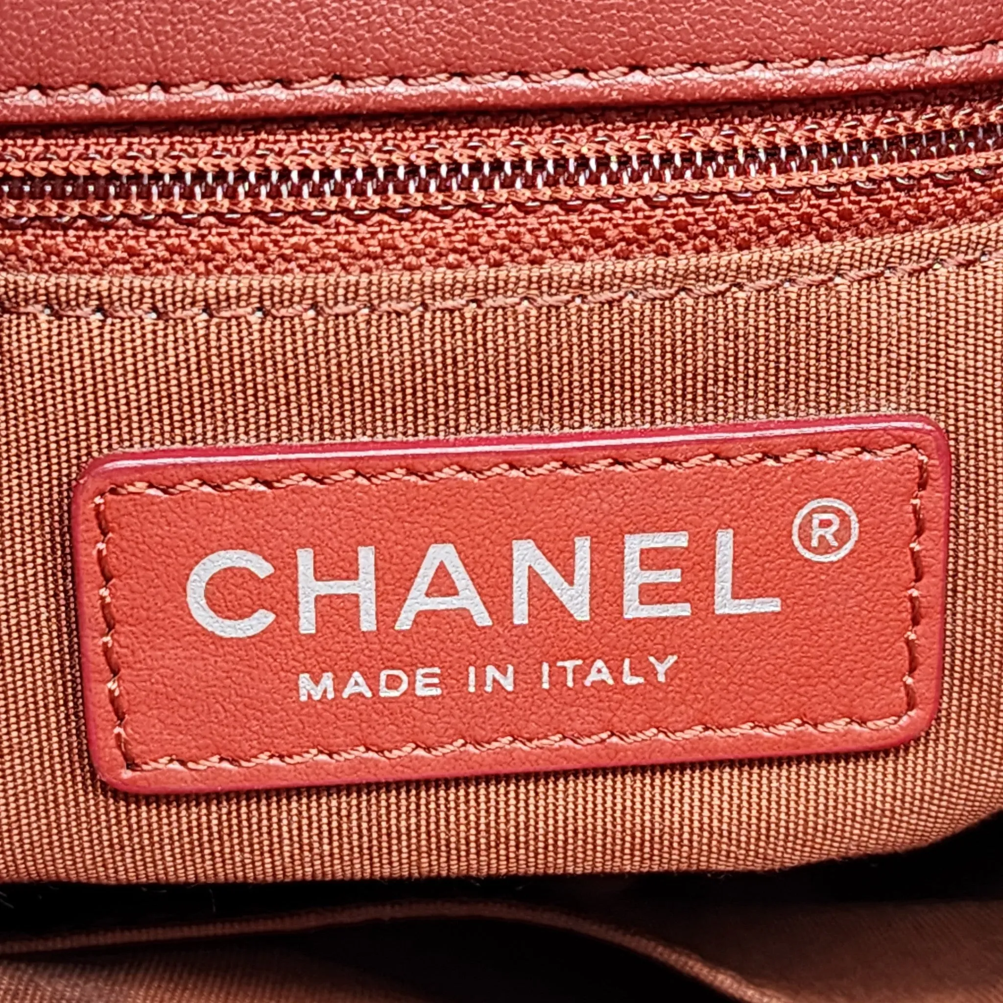 Chanel Urban Delight Quilted Leather Chain Tote in Red