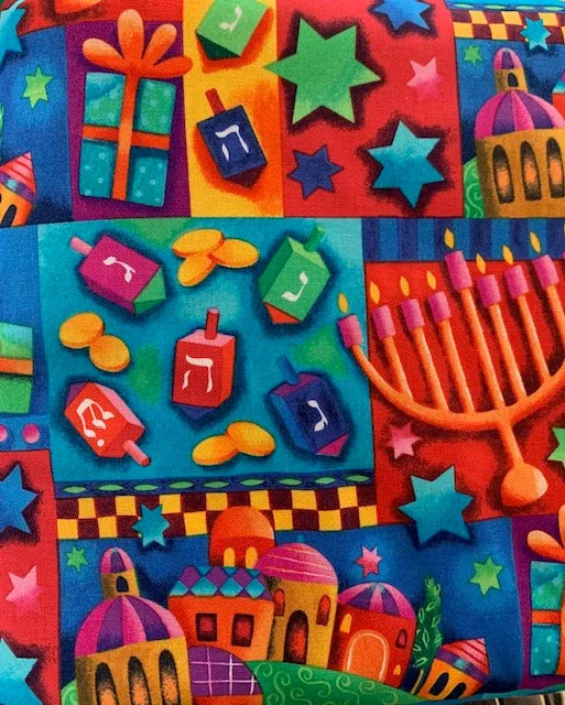 Channukkah Patchwork - 3/4 YD